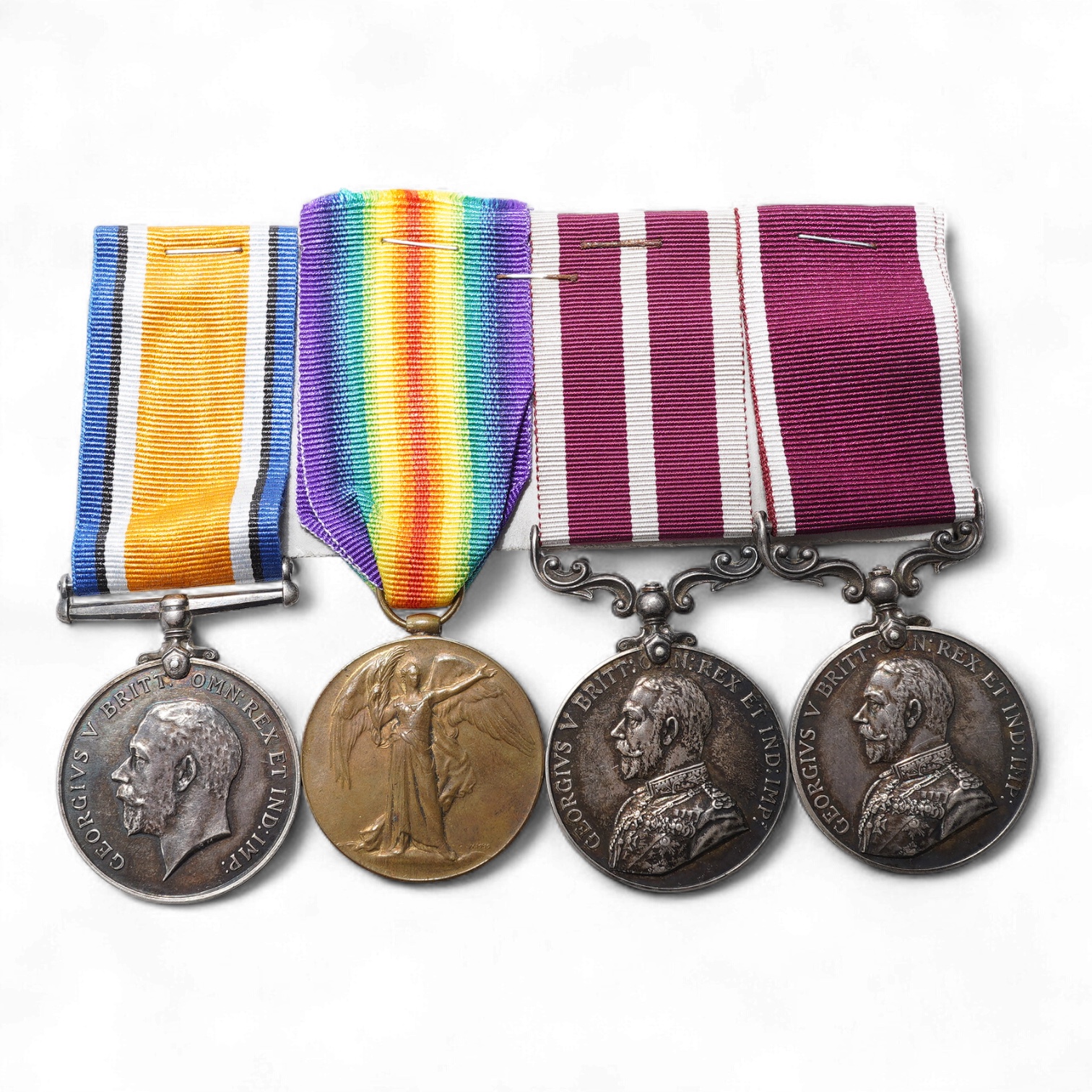 A George V military medal group awarded to S-20061 T.S.S. MJR. P.R. Blyth. R.A.S.C., comprising four medals
